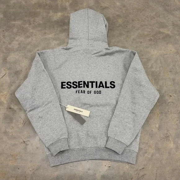 Fear of God Essentials SS22 'Dark Oatmeal' Hoodie Size XS - Picture 4 of 7